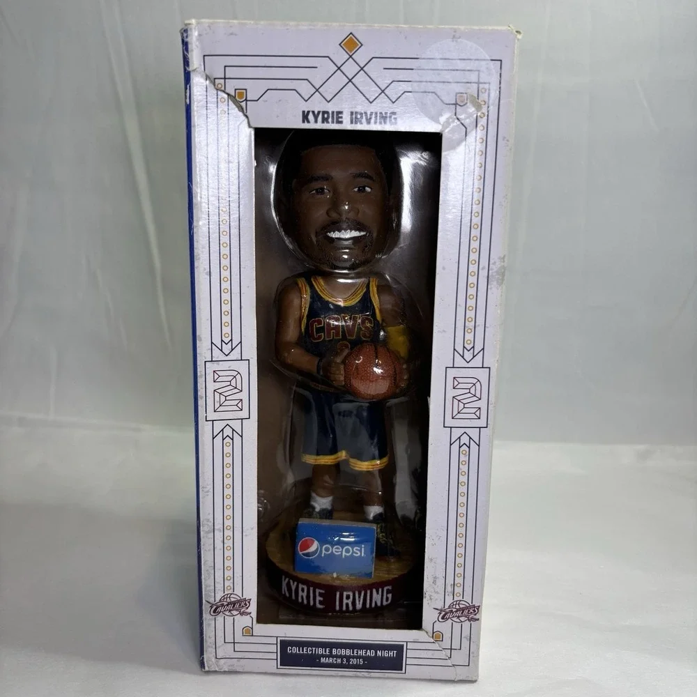 KYRIE IRVING BOBBLEHEAD 3/3/2015 CLEVELAND CAVS CAVALIERS PEPSI NBA‎ SGA W/ BOX